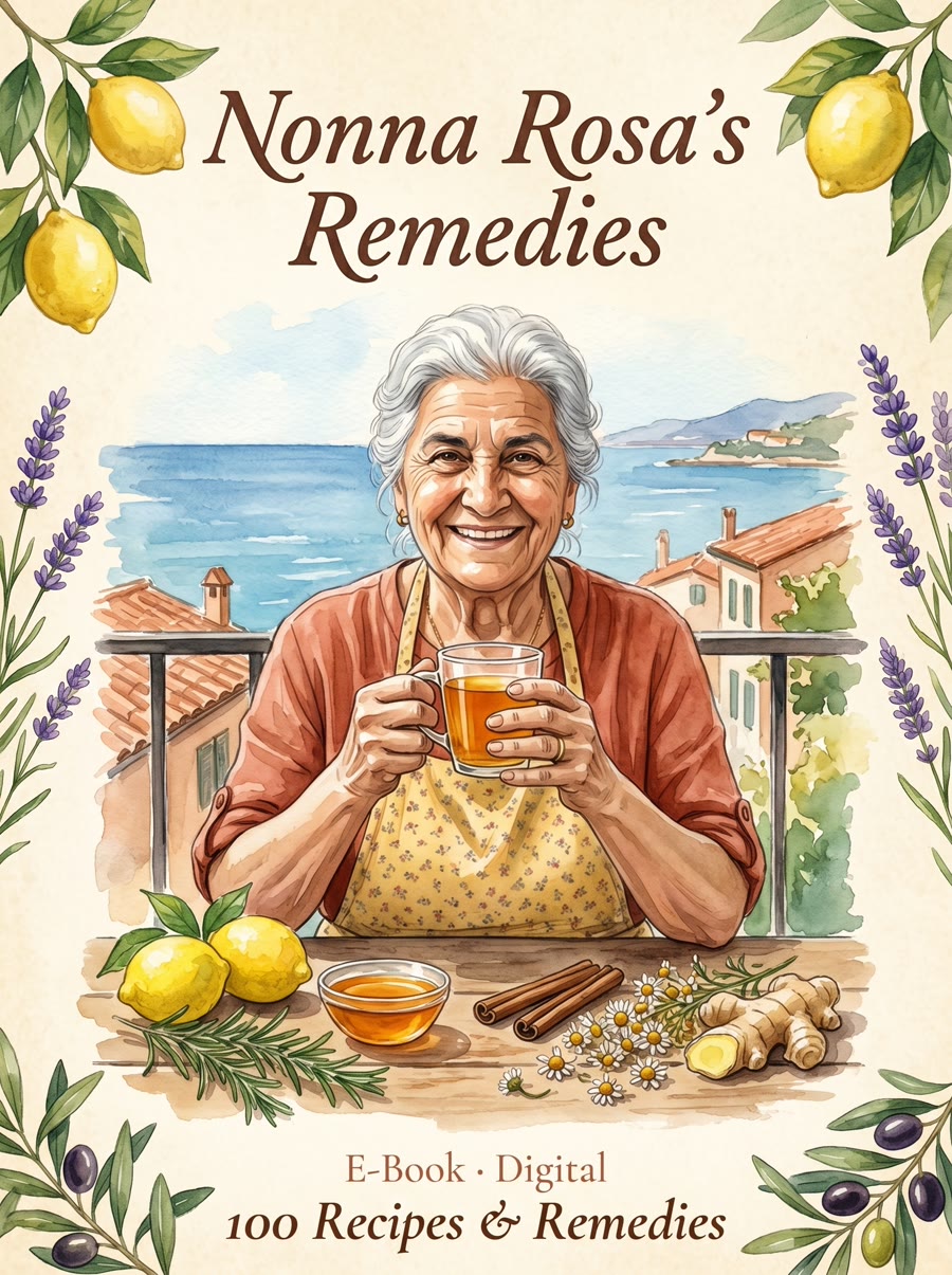Nonna Rosa's Remedies — watercolor cover